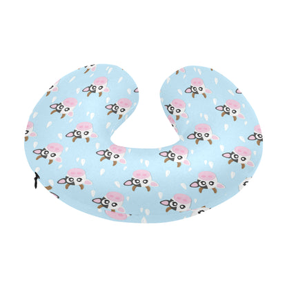 Cow Pattern Print Design 07 U-Shaped Travel Neck Pillow