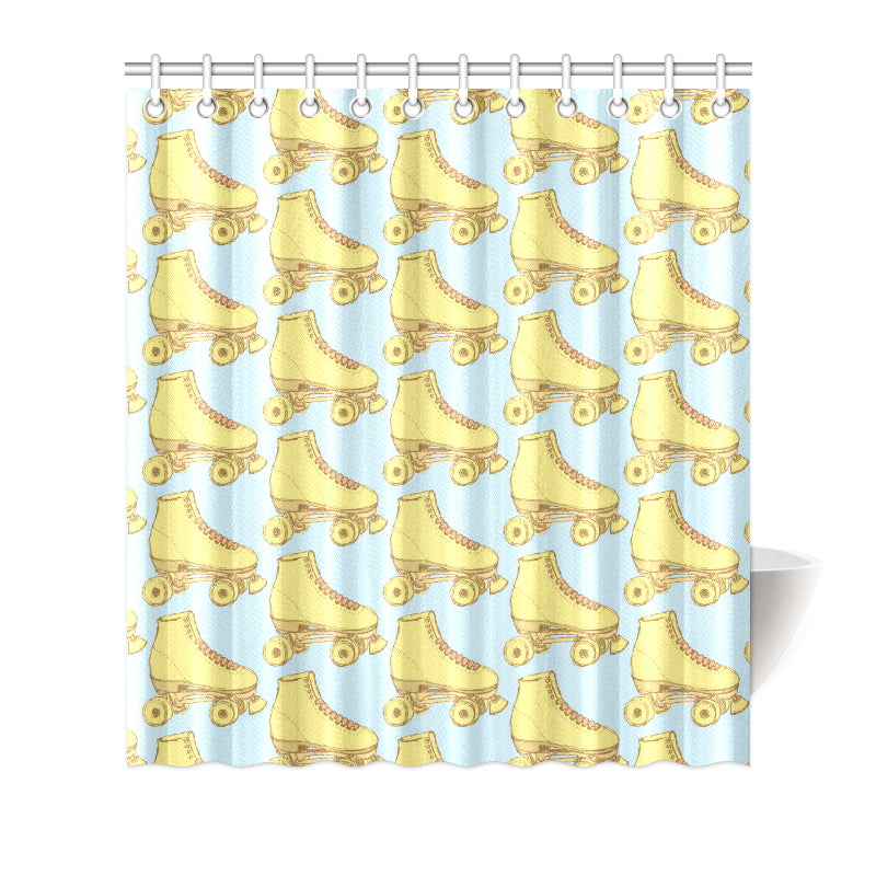 Roller skate Pattern Print Design A03 Shower Curtain