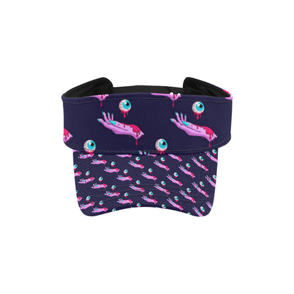 Zombie Pink Hand Design Pattern Print Unisex Sun Visor