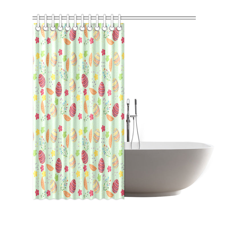 Easter Eggs Pattern Print Design RB07 Shower Curtain
