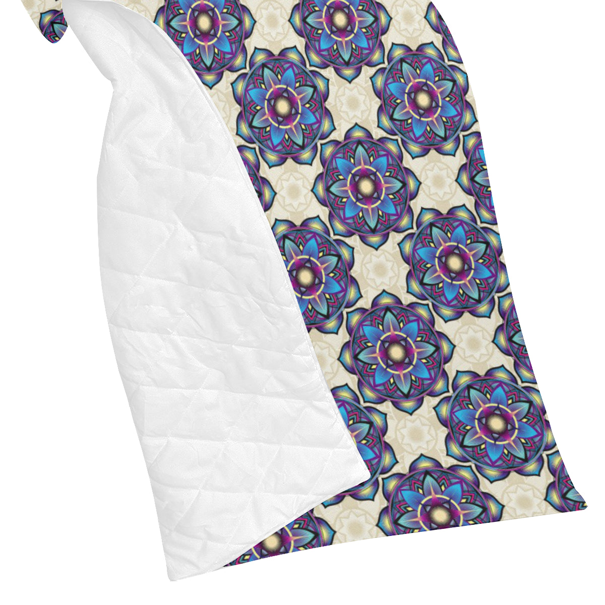lotus Boho Pattern Print Design LO08 Premium Quilt