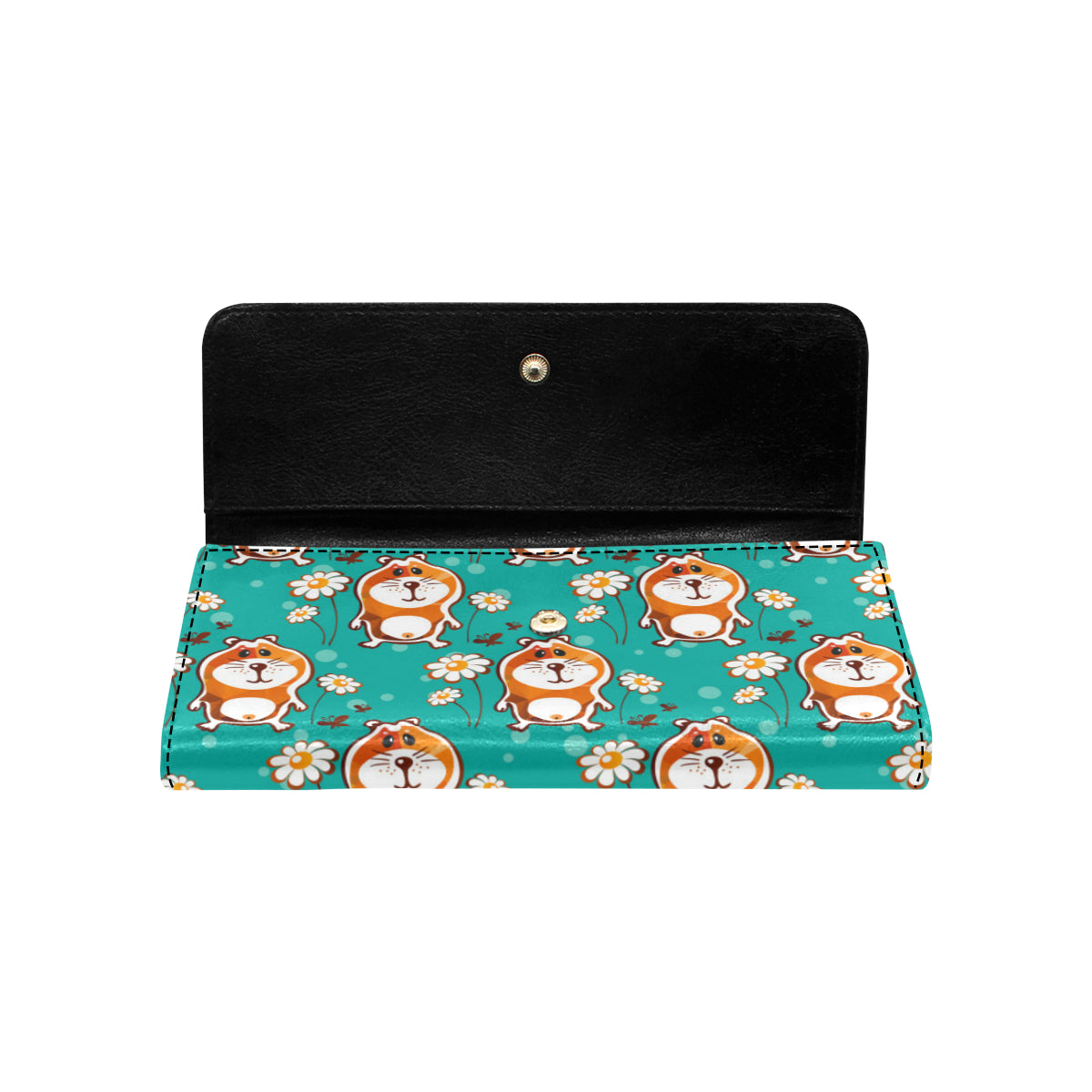 Hamster Pattern Print Design 01 Women's Trifold Wallet