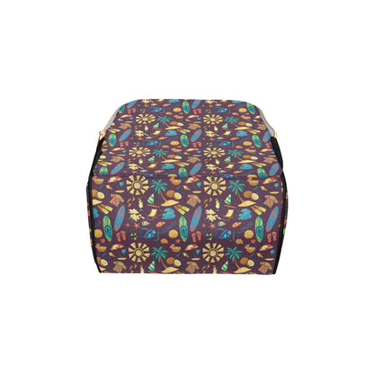 Aloha Hawaii Pattern Print Design 01 Diaper Bag Backpack