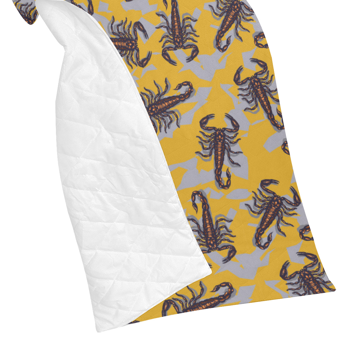 Scorpion Pattern Print Design 01 Premium Quilt