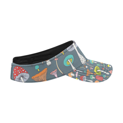 Mushroom Pattern Print Design A03 Unisex Sun Visor