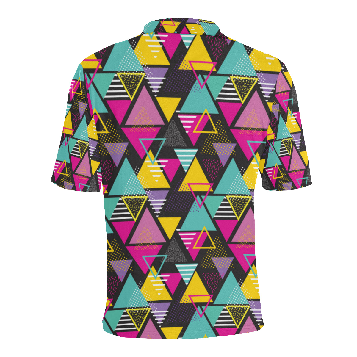 Geometric Colorful Pattern Print Design 02 Men Polo Shirt