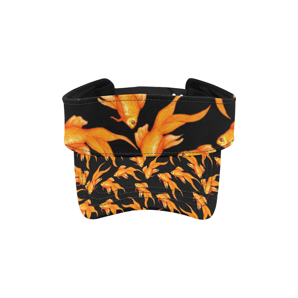 Goldfish Pattern Print Design 03 Unisex Sun Visor