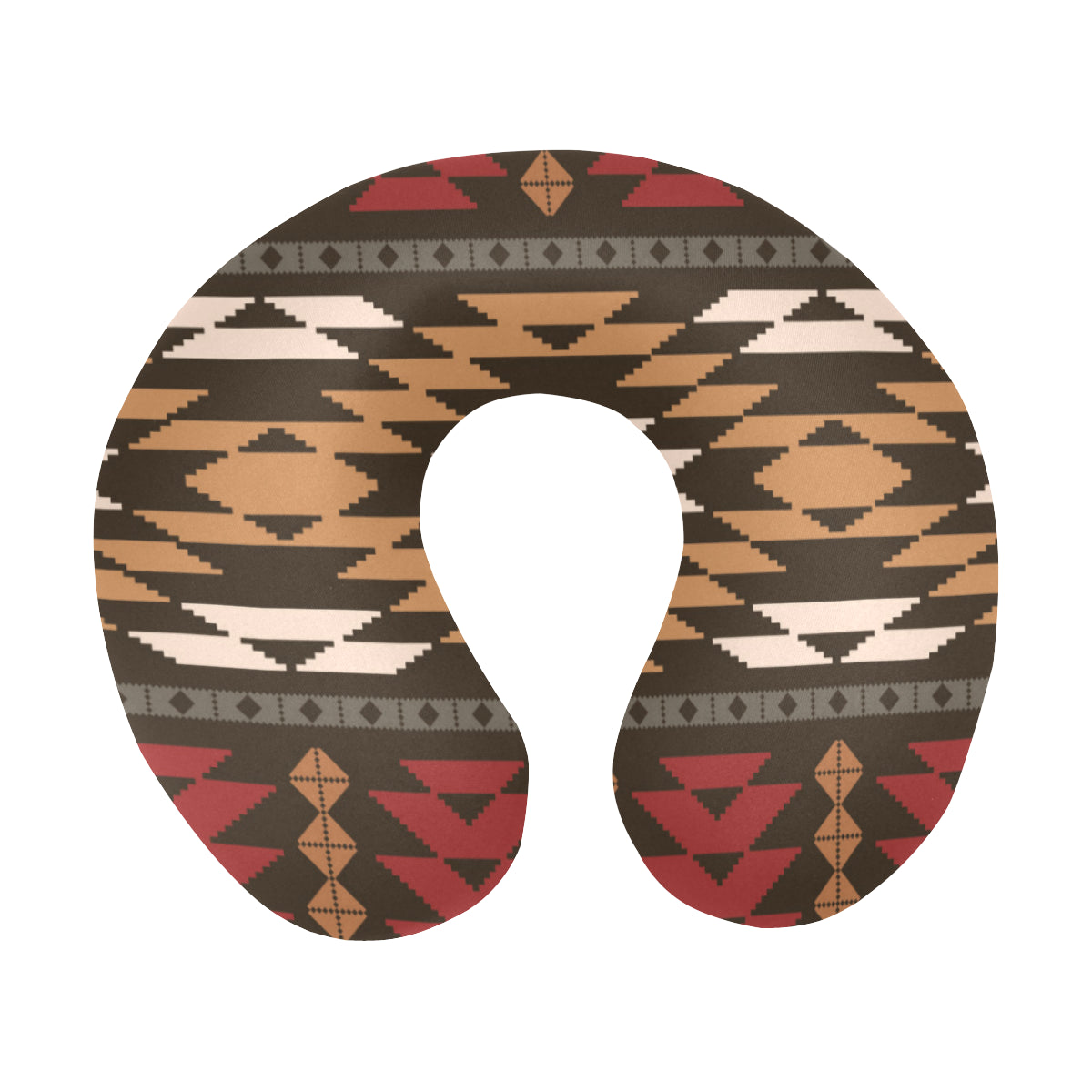 Native Pattern Print Design A02 U-Shaped Travel Neck Pillow