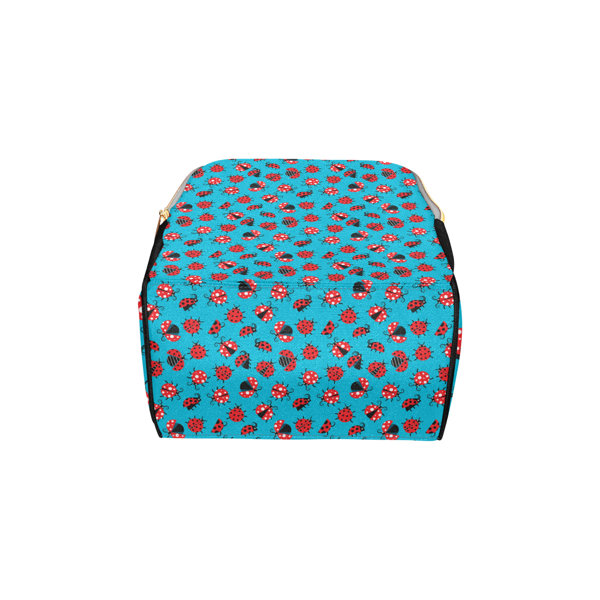 Ladybug Action Print Pattern Diaper Bag Backpack