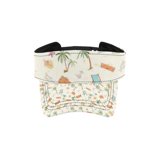 Beach Themed Pattern Print Design 05 Unisex Sun Visor