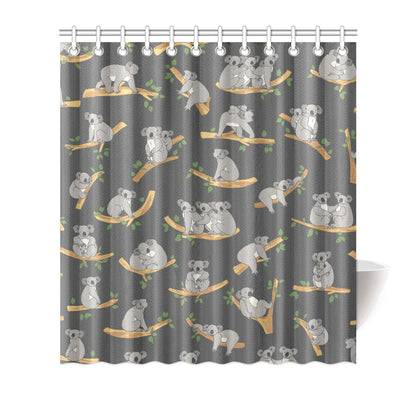Koala Pattern Print Design 07 Shower Curtain