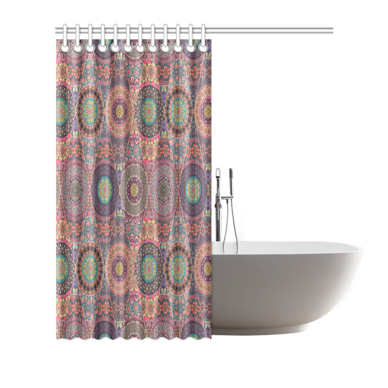 Bohemian Pattern Print Design 07 Shower Curtain