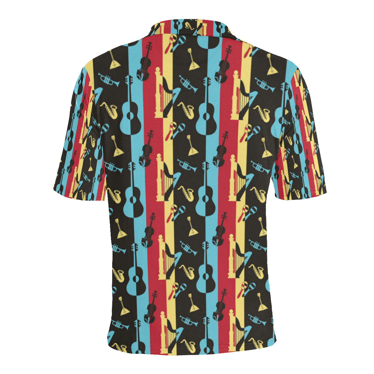 Jazz Pattern Print Design 02 Men Polo Shirt