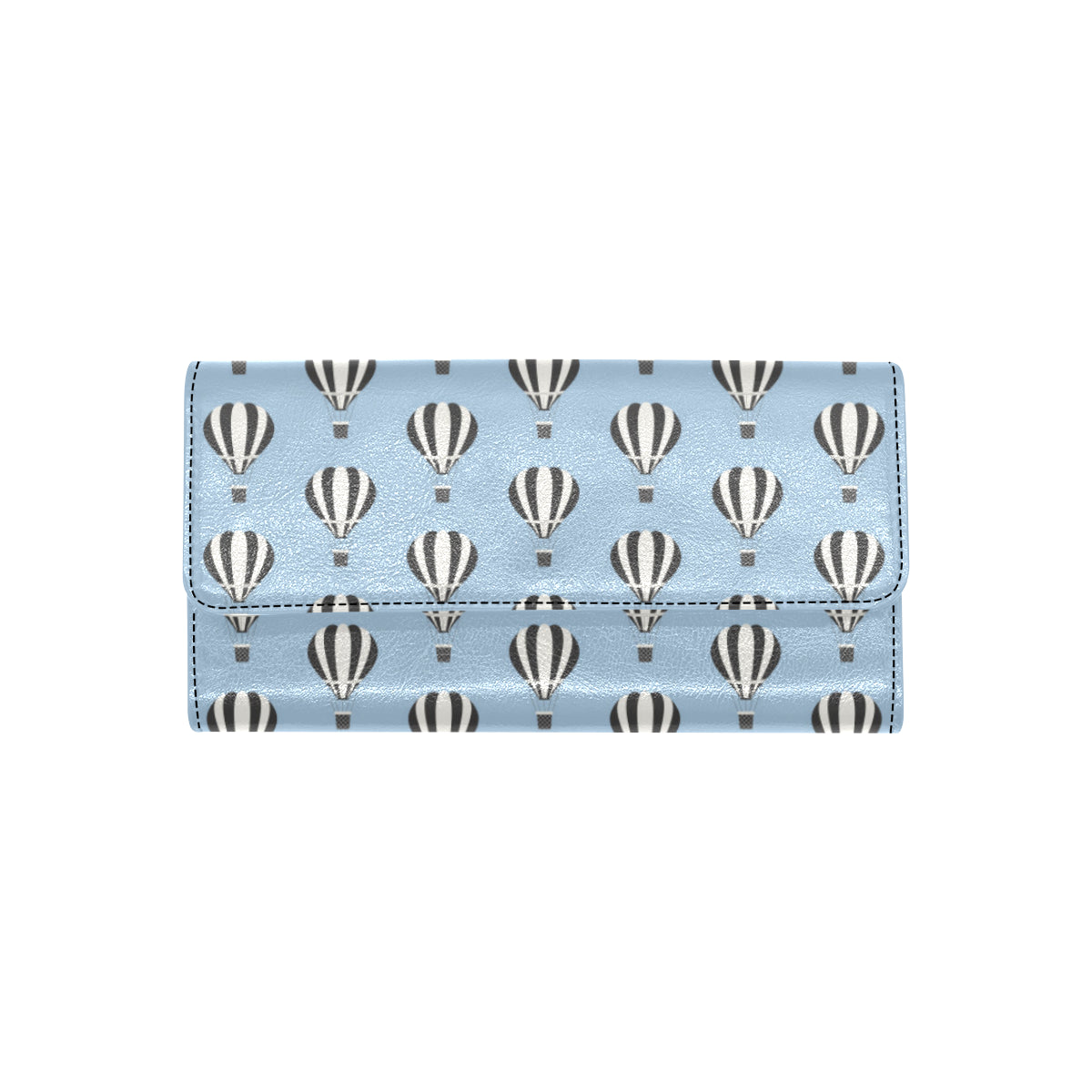 Ballon Pattern Print Design 05 Women's Trifold Wallet