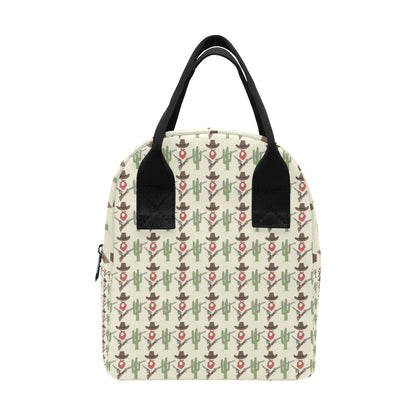 Western Cowboy Print Insulated Lunch Bag