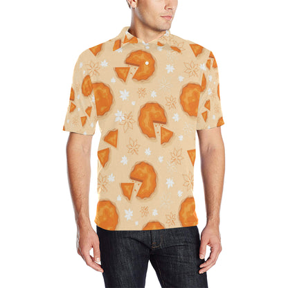 Pie Pattern Print Design A01 Men Polo Shirt