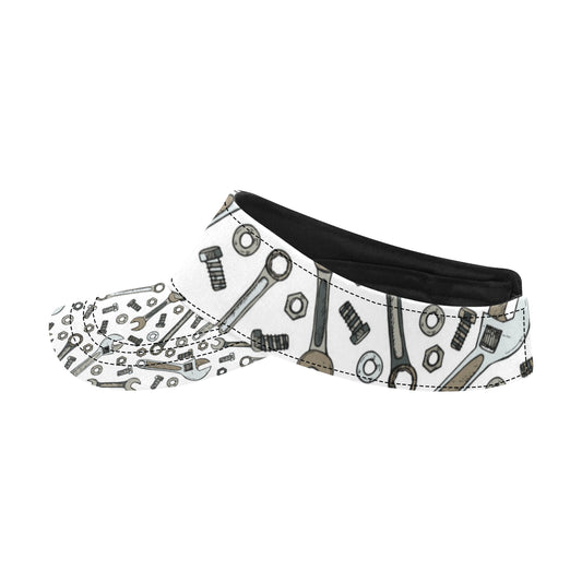 Mechanic Pattern Print Design 03 Unisex Sun Visor