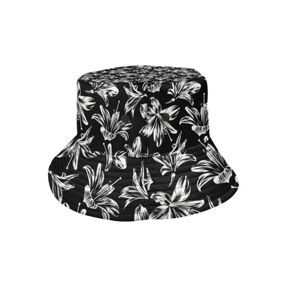 Amaryllis Pattern Print Design AL04 Unisex Bucket Hat