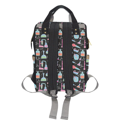 Chemical Pattern Print Design 06 Diaper Bag Backpack
