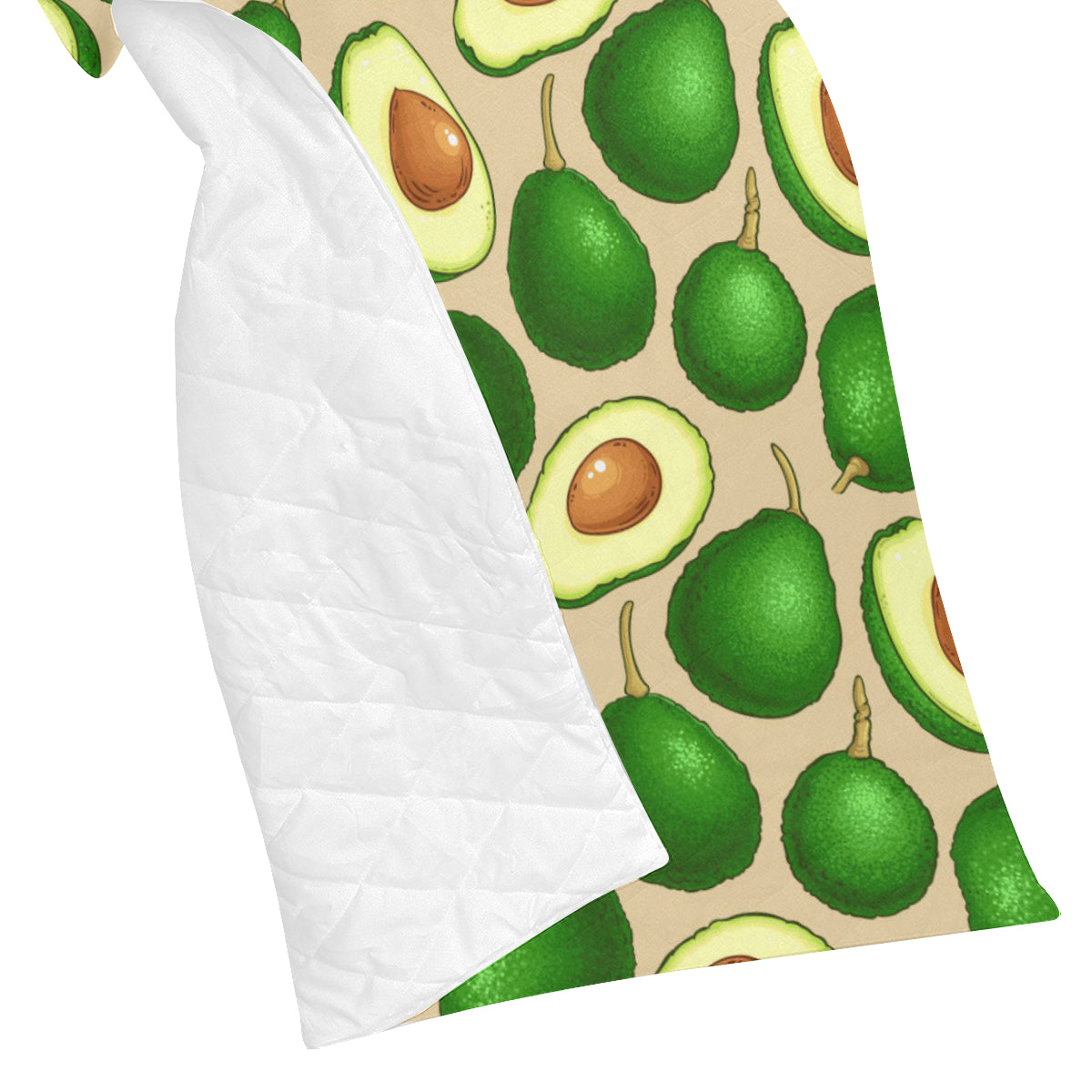 Avocado Pattern Print Design AC010 Premium Quilt