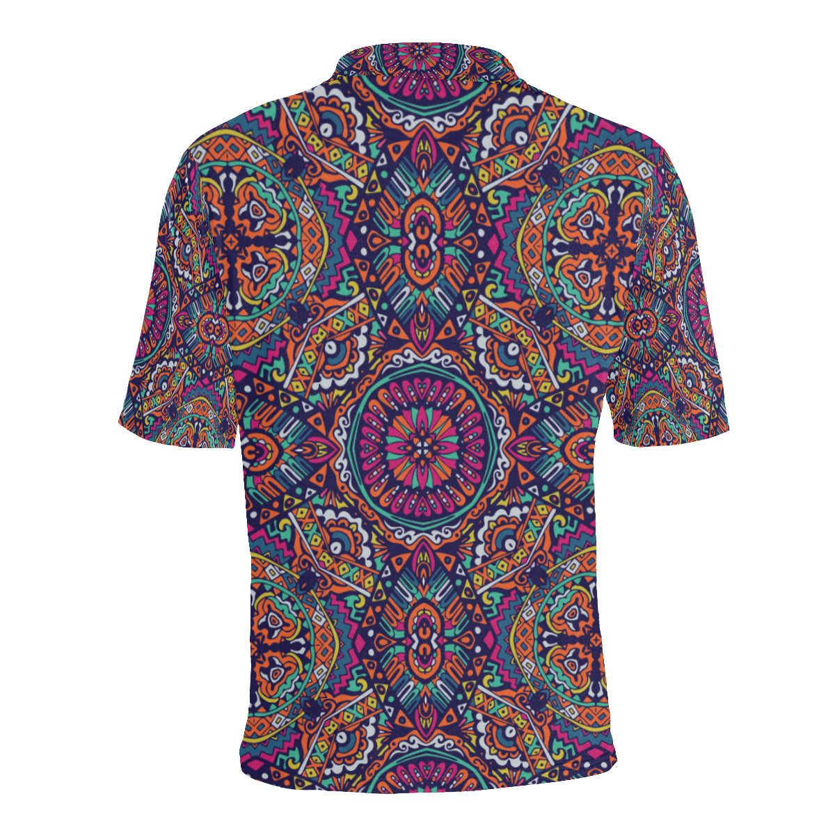 Boho Pattern Print Design 06 Men Polo Shirt