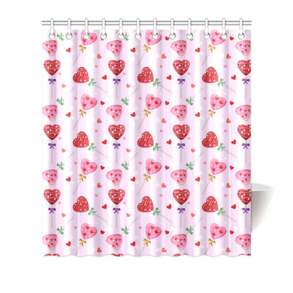 Lollipop Pattern Print Design LL07 Shower Curtain