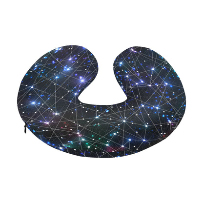 Cosmic Pattern Print Design 01 U-Shaped Travel Neck Pillow