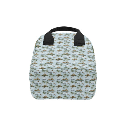 Aloha Hawaii island Design Themed Print Insulated Lunch Bag