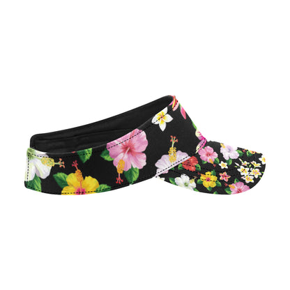 Hibiscus Pattern Print Design HB025 Unisex Sun Visor