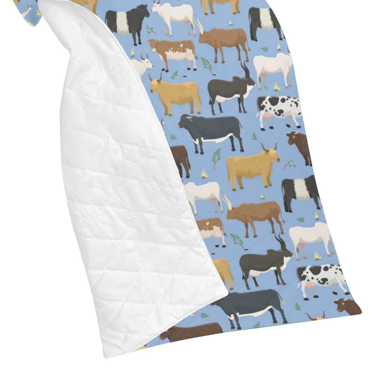 Cattle Pattern Print Design 02 Premium Quilt