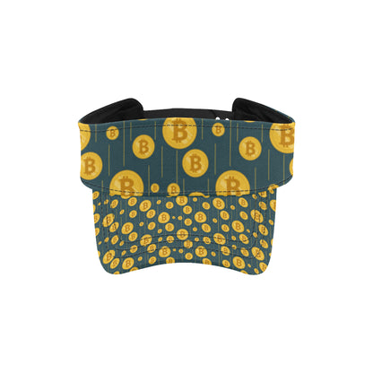 Bitcoin Pattern Print Design 01 Unisex Sun Visor