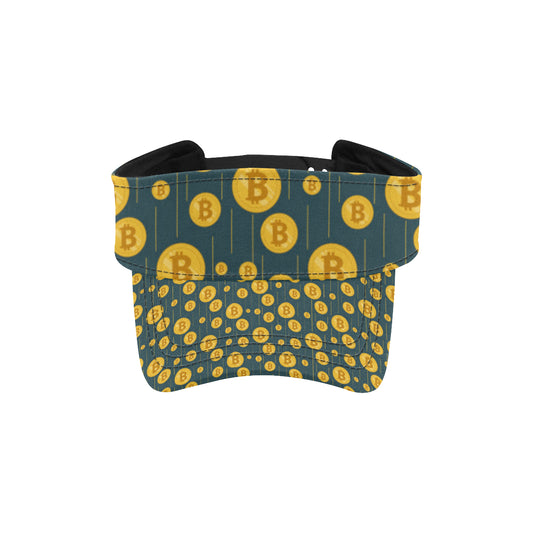 Bitcoin Pattern Print Design 01 Unisex Sun Visor
