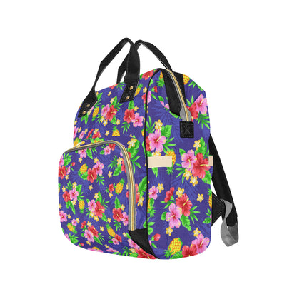 Hawaiian Themed Pattern Print Design H05 Diaper Bag Backpack