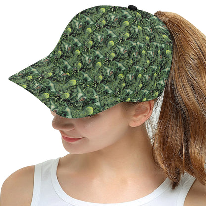 Dinosaur T Rex Print Pattern Snapback Cap