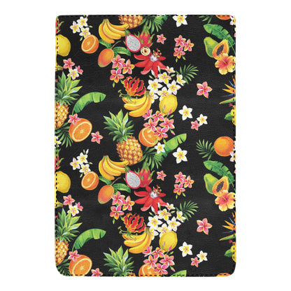 Tropical Fruits Pattern Print Design TF02 Women's Trifold Wallet