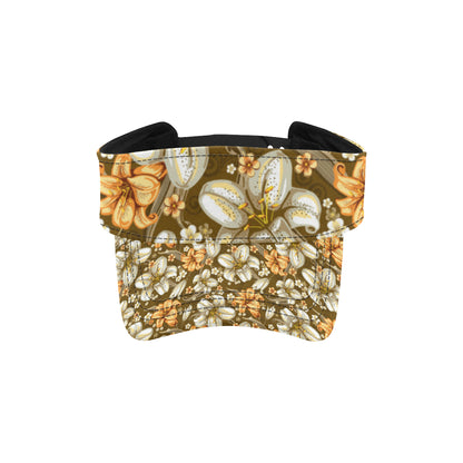 Lily Pattern Print Design 01 Unisex Sun Visor
