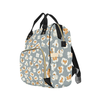 Popcorn Pattern Print Design A05 Diaper Bag Backpack