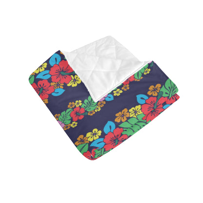 Hawaiian Themed Pattern Print Design H03 Premium Quilt