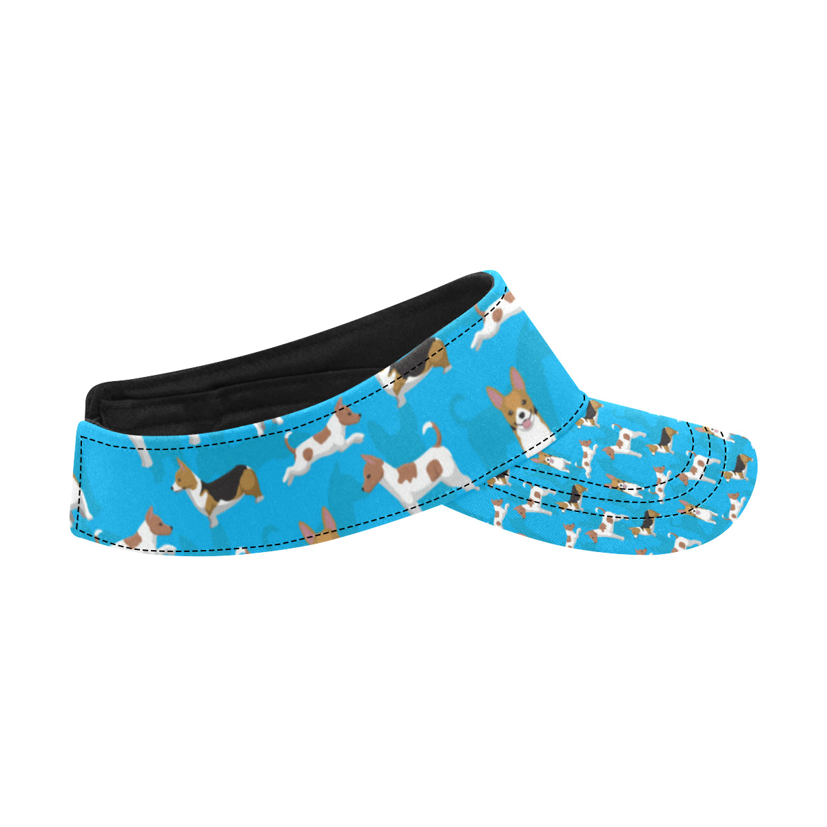 Cardigan Welsh Corgis Pattern Print Design 01 Unisex Sun Visor