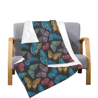 Butterfly Mandala Style Premium Quilt