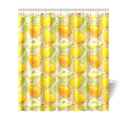 Pear Pattern Print Design PE05 Shower Curtain