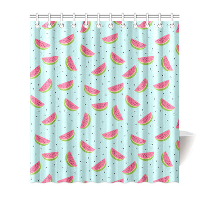 Watermelon Pattern Print Design WM06 Shower Curtain