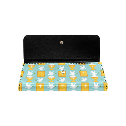 Christian Pattern Print Design 02 Women's Trifold Wallet