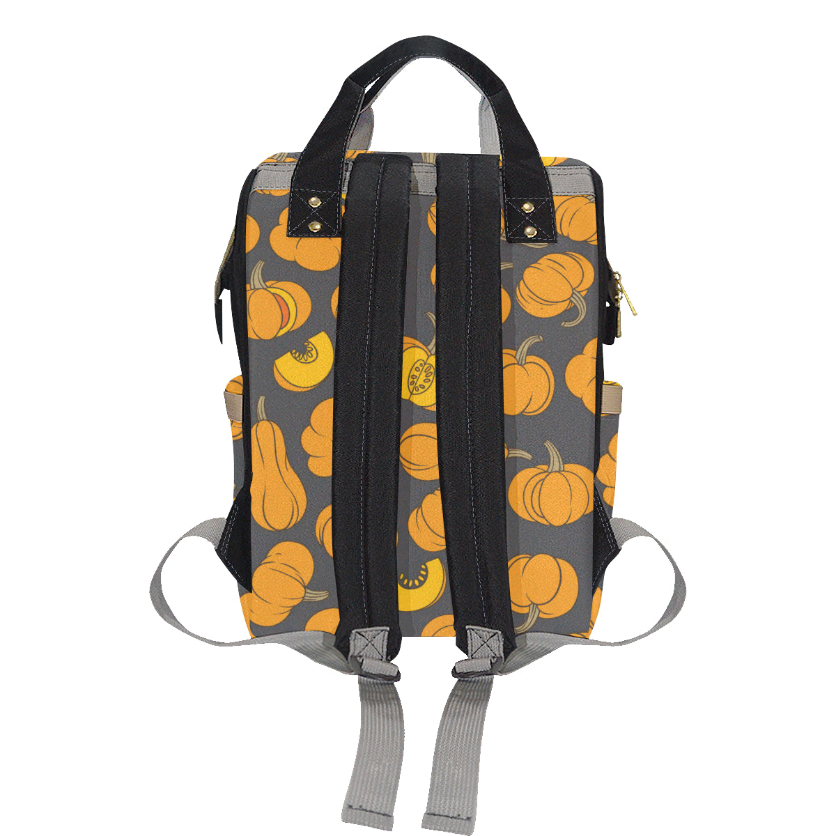 Pumpkin Pattern Print Design A03 Diaper Bag Backpack