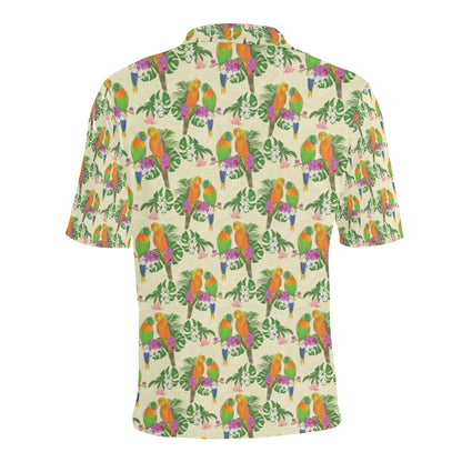 Conures Pattern Print Design 02 Men Polo Shirt