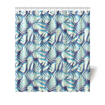 Fern Leave Summer Print Pattern Shower Curtain