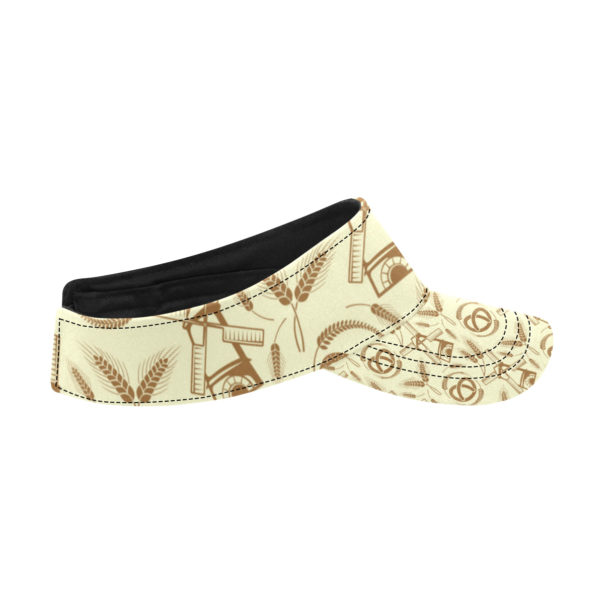 Agricultural Windmills Print Design 03 Unisex Sun Visor