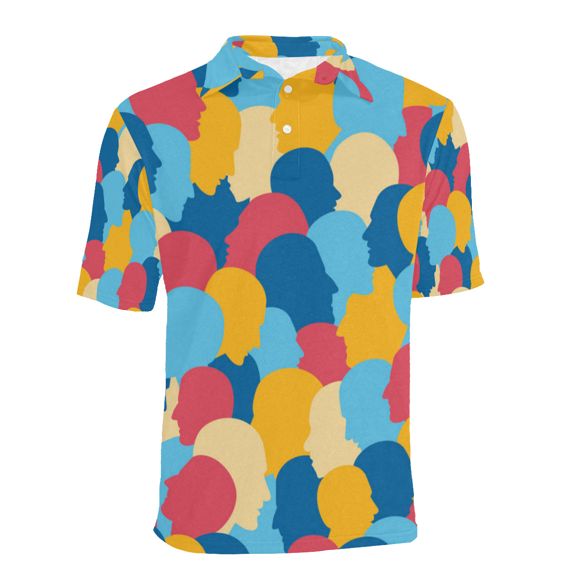 Psychology Pattern Print Design A02 Men Polo Shirt