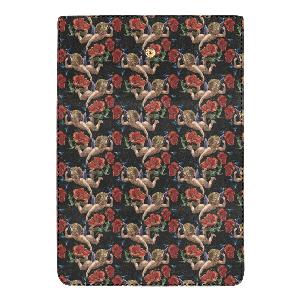 Cupid Pattern Print Design 05 Women's Trifold Wallet