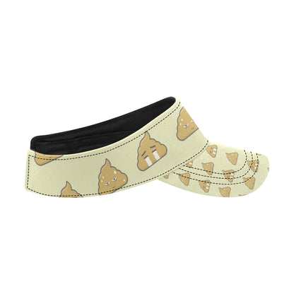 Poop Emoji Pattern Print Design A04 Unisex Sun Visor